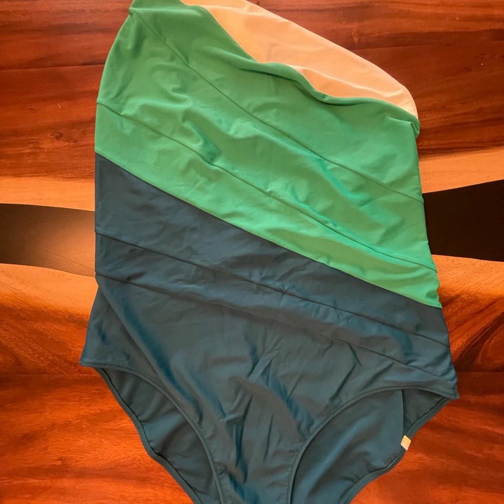 Summersvlt Green and Blue Swimsuit